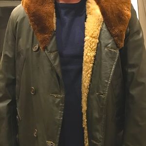Navy foul weather coat